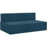 vidaXL Vouwbare Sofa Bed Blauw 152 x 86,5 x 60 cm Stof