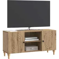 vidaXL TV Kast 102 x 34,5 x 50 cm Artisanaal eiken Bewerkt hout