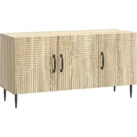 vidaXL TV Kast Sonoma Eiken 99 x 34,5 x 50 cm Bewerkt hout