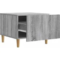 vidaXL Salontafel met lade Grijs sonoma 49 x 50 x 40 cm Bewerkt hout