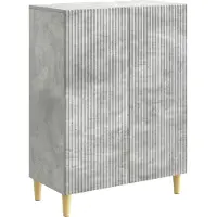 vidaXL Dressoir Betongrijs 66 x 34,5 x 90 cm Bewerkt hout