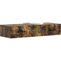 vidaXL Wandgemonteerde Zijtafel 87,5 x 34,5 x 17 cm Bewerkt hout
