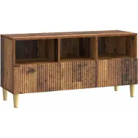 vidaXL TV Kast 102 x 34,5 x 50 cm Oud hout Bewerkt hout