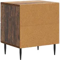 vidaXL Nachtkastje 2 pcs Oud hout 43 x 34,5 x 47,5 cm Bewerkt hout