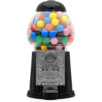 DNA Kauwgomballen Automaat - Snoepdispenser - Gumball Machine - Snoepmachine - Snoepautomaat - Zwart - ‎13cm x 12cm x 23cm