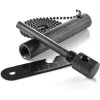 Ren Fire kit - Firesteel - Vuurmaker - Zwart - ‎12cm x 2cm x 2cm