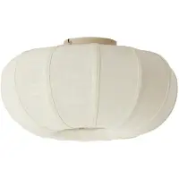 Light & Living Plafonnière Ø40x21,5 cm ZOSIA linnen crème