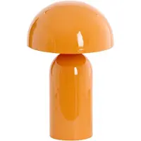 Light & Living Champignon tafellamp Tolima glans oranje - Ø 31cm