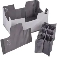 Keeeper 1429982600000 Opbergset "neo", maat XL, grafietkleur