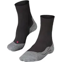 Falke RU4 anti-blaar katoen functioneel materiaal hardloopsokken heren zwart - maat 42-43