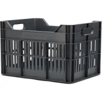 URBAN PROOF Fiets Gerecyclede fietskrat Click 30 liter - Asgrijs