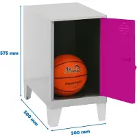Simonlocker Montadas Dism.mini+pies Locker 575x300x500 Mm