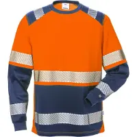 Fristads Hi Vis T-shirt Lange Mouwen Klasse 2 7457 Thv | Maat: XXL