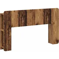 vidaXL Hoofdeinde Kast met opslag Oud hout Bewerkt hout