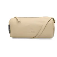 Fred de la bretoniere Dames Schoudertassen Livia Shoulderbag - Beige - Maat ONESIZE