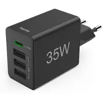 Hama USB-oplader 35.00 W USB-C bus USB PD 3.0 Zwart Thuis USB Power Delivery (USB-PD)