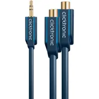 ClickTronic 3.5 mm AUX to RCA Adapter Cable, Stereo 0.1 m