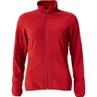 Clique Basic Micro Fleece Jacket Ladies Rood maat XL dames