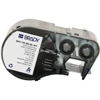 Brady M4C-750-595-BL-WT tape vinyl wit op blauw 19,05 mm x 7,62 m (origineel)