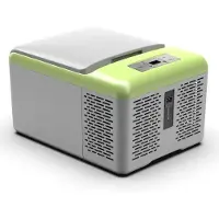 DNA Koelbox - Elektrisch koelbox - 9L - Compressor Koelbox - Camping Koelkast - Camping Koelkast Electrisch - Grijs - 32cm x 43cm x 26cm
