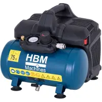 HBM stille compressor 6 liter 75 dB