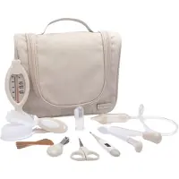 Bo Jungle - Grote babyverzorgingsset met etui - beige