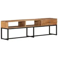 Syfax Tv-meubel 160x30x45 cm massief acaciahout