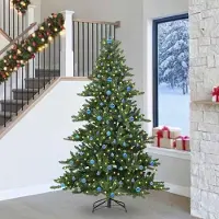Prolenta Maison Exclusive - Kunstkerstboom, inklapbaar, groen, 240 cm, PVC en staal