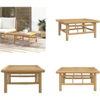 vidaXL Tuintafel 65x55x30 cm bamboe - Tuintafel - Tuintafels - Bamboe Tuintafel - Tafel
