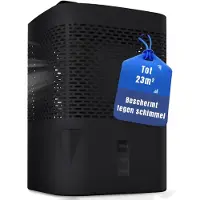 Ren Ontvochtiger Kelder - Vochtvreter - Ontvochtiger Huis - Extreem Stil - 1000ML Capiciteit - Zwart - 15cm x 15cm x 22cm