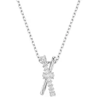 Swarovski Dames Zilveren Swarovski Hangende Ketting 5689723