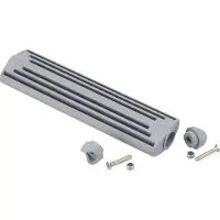 PLASTIMO Adjustable Horizontal Step Zilver 22 x 295 mm
