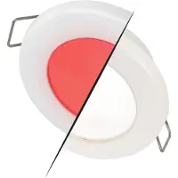 Hella Euroled 75 Red/white Led Light 120 Mm 3w Transparant 190 Lumens