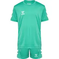 Hummel Trainingspak limoen / wit