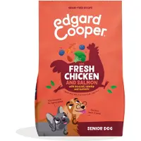 Edgard & Cooper Hondenvoer Droog Scharrelkip - Noorse Zalm Senior 7 Kg