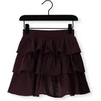 Z8 kids rok Anna bordeaux Rood Meisjes Katoen Effen - maat 116