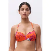 Chantelle Sw Bra Tshirt Half Cup Memory Painted Flowers Maat: D85 | Bikini's Outlet | Dames | Oranje