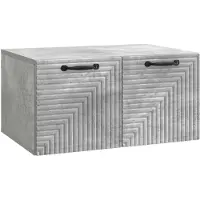 vidaXL Wandmontage TV-kast Betongrijs 59,5 x 41 x 30 cm Bewerkt hout
