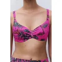 Chantelle Sw Bra Underw. Covering Pink Jungle Maat: G80 | Bikini's Outlet | Dames | Roze