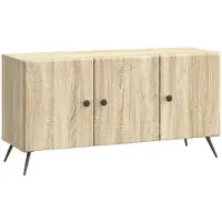 vidaXL TV Kast Sonoma Eiken 99 x 34,5 x 50 cm Bewerkt hout