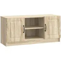 vidaXL TV Kast Sonoma Eiken 102 x 34,5 x 47 cm Bewerkt hout
