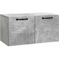 vidaXL Wandmontage TV-kast Betongrijs 59,5 x 31 x 30 cm Bewerkt hout