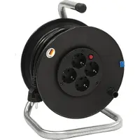 Bachmann Sol kabelhaspel 4v 25m 3500w th.bev