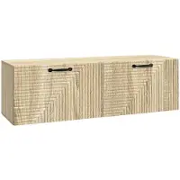 vidaXL Wandmontage TV-kast Sonoma Eiken 98 x 31 x 30 cm Bewerkt hout