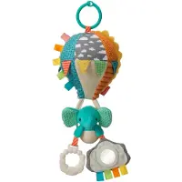 Infantino knuffel speelgoed heteluchtballon met bijtring en rammelaar.