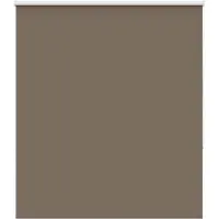 vidaXL Rolgordijn verduisterend koffie 135x130 cm stofbreedte 131,6 cm