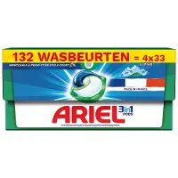 Ariel 4x Ariel Alpine 3 in 1 Wasmiddel Pods 132 wasbeurten - 4 x 33 Alpine wasbeurten