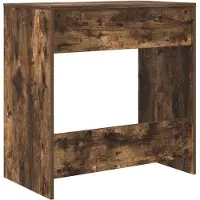 vidaXL Bureau Rook Eiken Bewerkt hout 77.5 x 43 x 79 cm