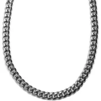 Lucleon 16 mm Zilverkleurige Stalen Schakelketting