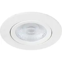 Ks Verlichting inbouwspot - Liv plafondspot - dimbaar - wit - kantelbaar
